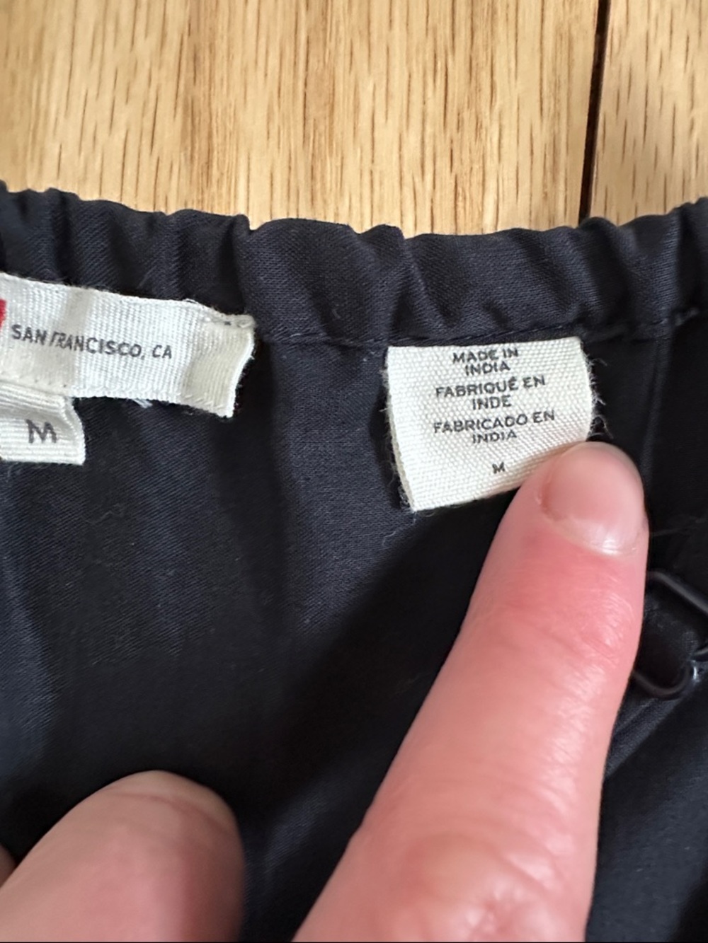 Levi’s Cora eyelet black babydoll dress medium - Picture 10 of 13